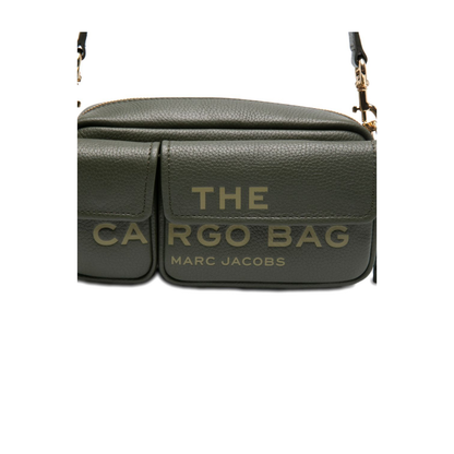 Cargo Shoulder Bag Leather Green - Image 3