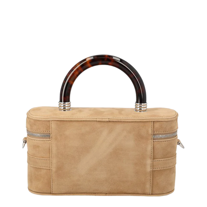 Vanity Mini Bag in Suede Beige - Image 2