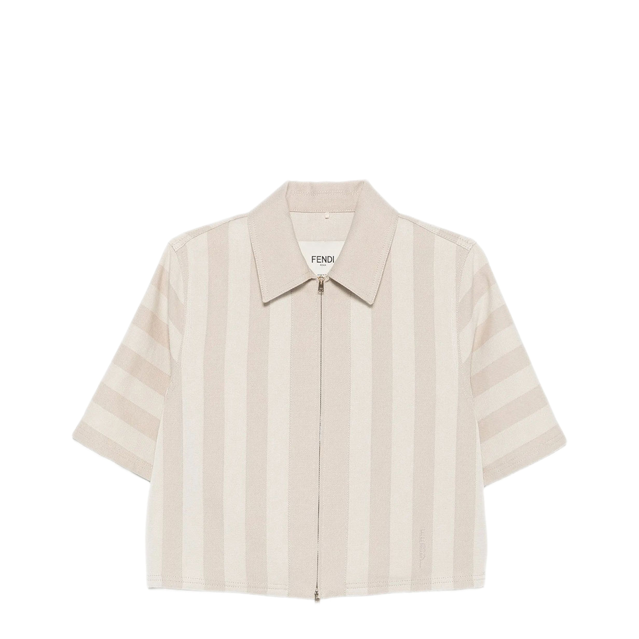 Pequin Drill Cropped Jacket - Image 1