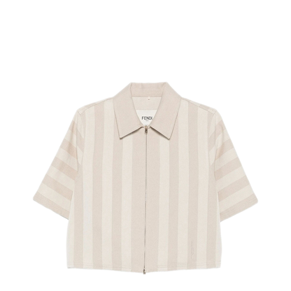 Pequin Drill Cropped Jacket - Image 1