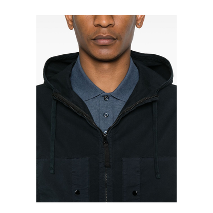 Hooded Jacket made from Stretch Supima Cotton Twill - Image 2