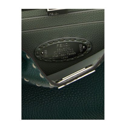 Small Peekaboo Iseeu Tote Bag In Green - Image 4