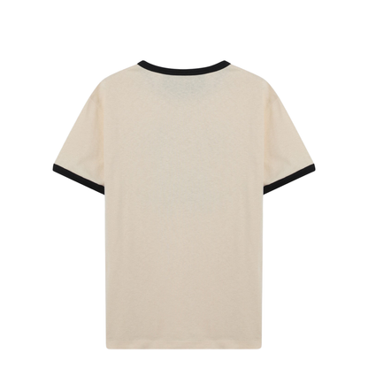 Beige Cotton T-Shirt - Image 2