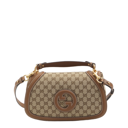 Blondie Large Canvas Top Handle Bag - Brown - Image 3