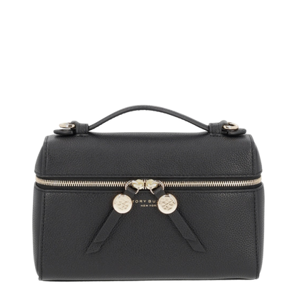 Romy Slim Top Handle Bag - Black - Image 1