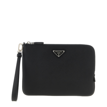 Saffiano Leather Clutch Bag - Image 1