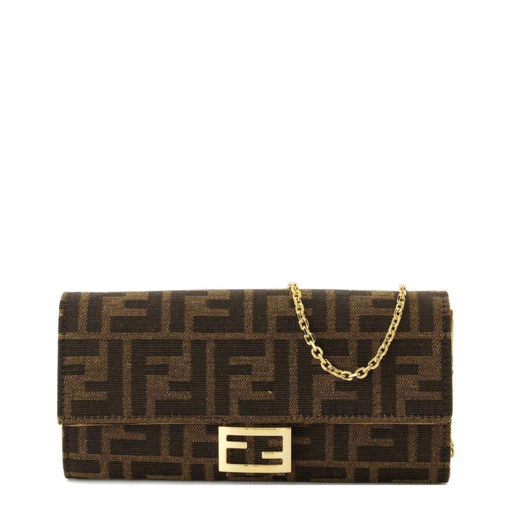 Continental With Chain Fabric Brown - Image 1