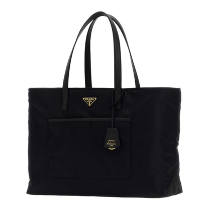 Black Re-Nylon Large Re-Edition 1978 Shopping Bag - Image 4