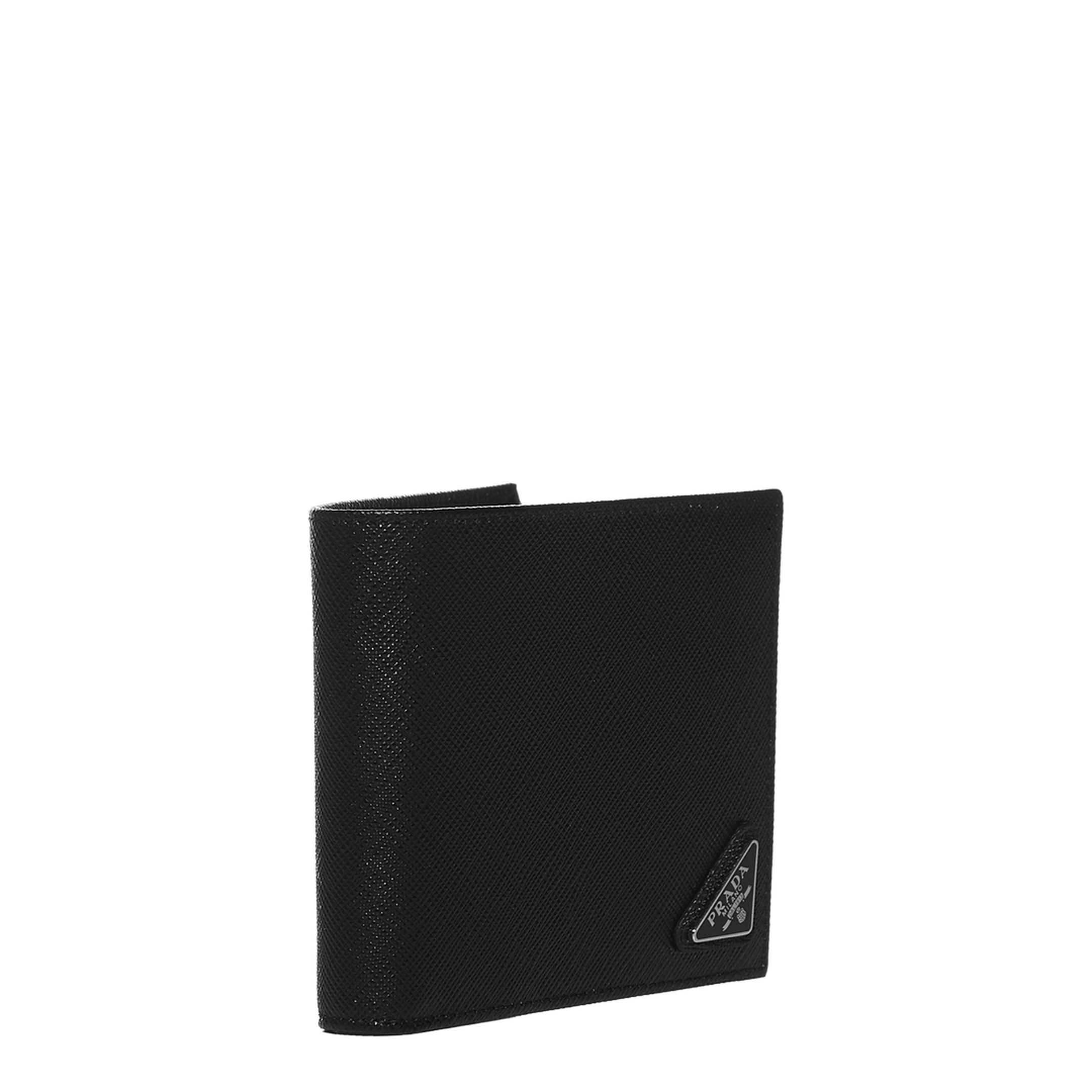Saffiano Leather Wallet with Coin Purse - Nero (Black) - Image 2