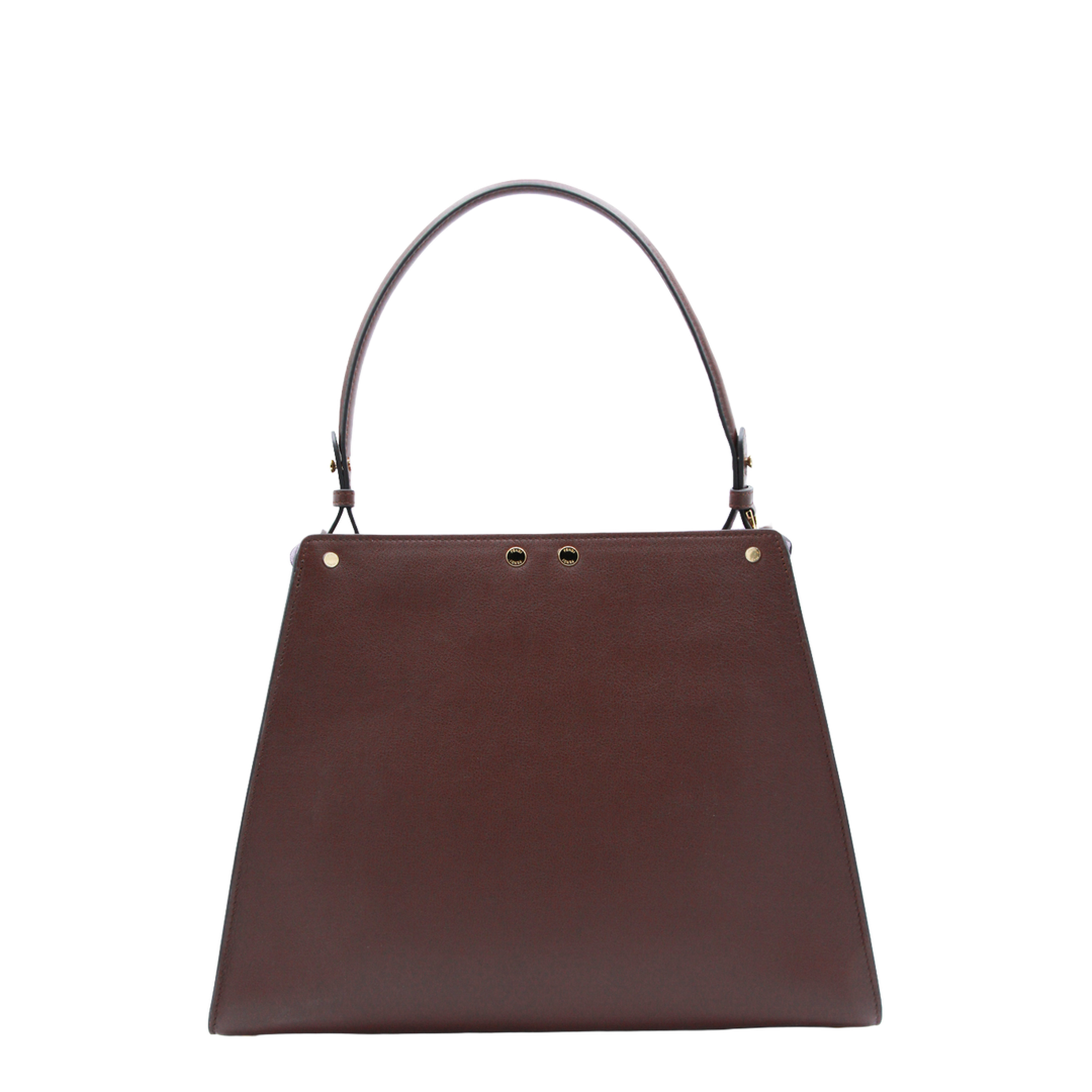 Way Medium Calfskin Top Handle Bag - Dark Brown - Image 5