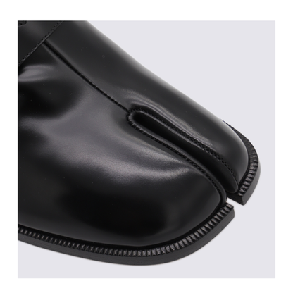 Tabi Loafer in Black Leather - Image 8