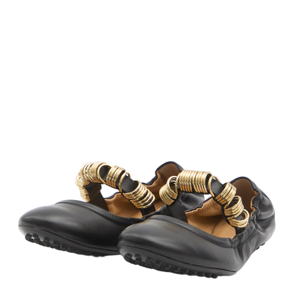 Ballet Flats with Eyelets - Image 2