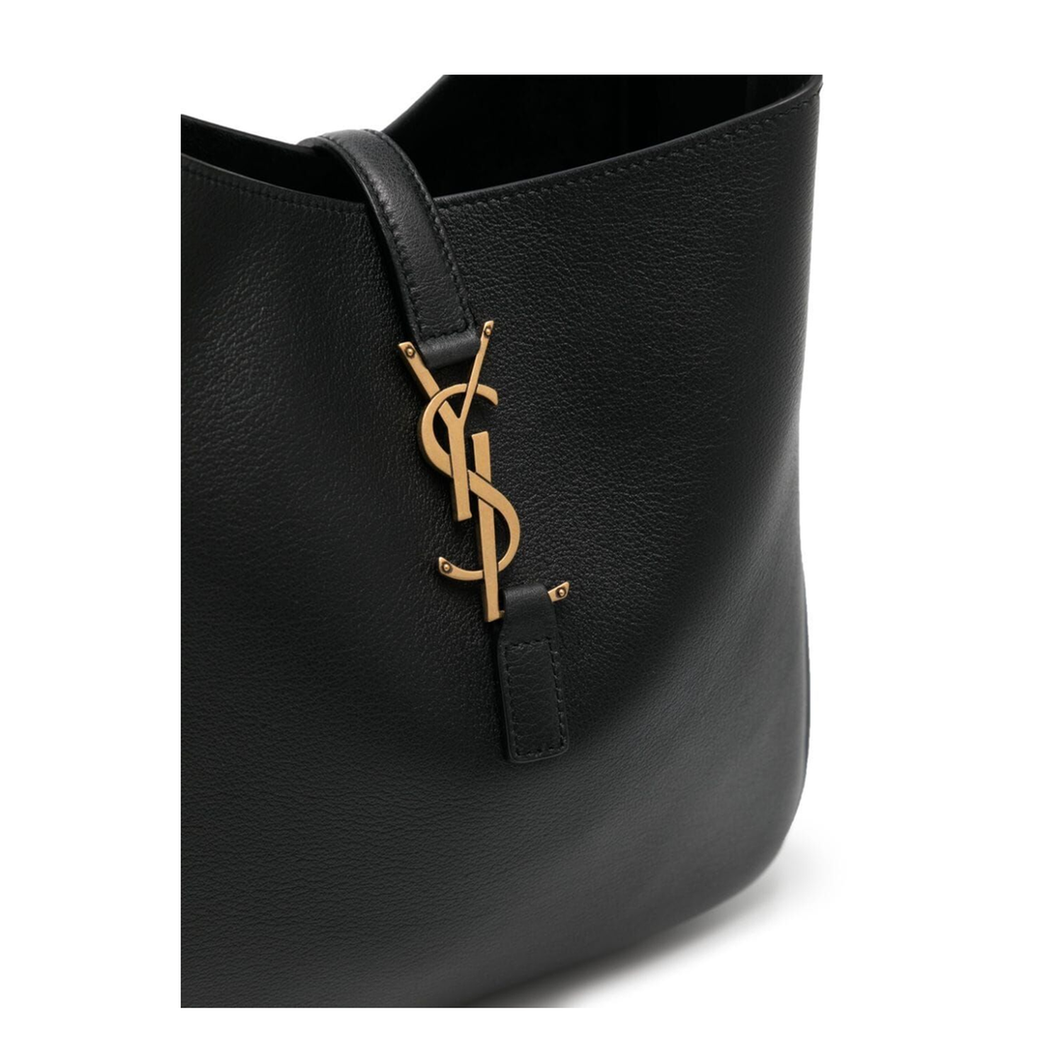 Le 5 à 7 Small Calfskin Shoulder Bag - Black - Image 3
