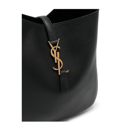 Le 5 à 7 Small Calfskin Shoulder Bag - Black - Image 3