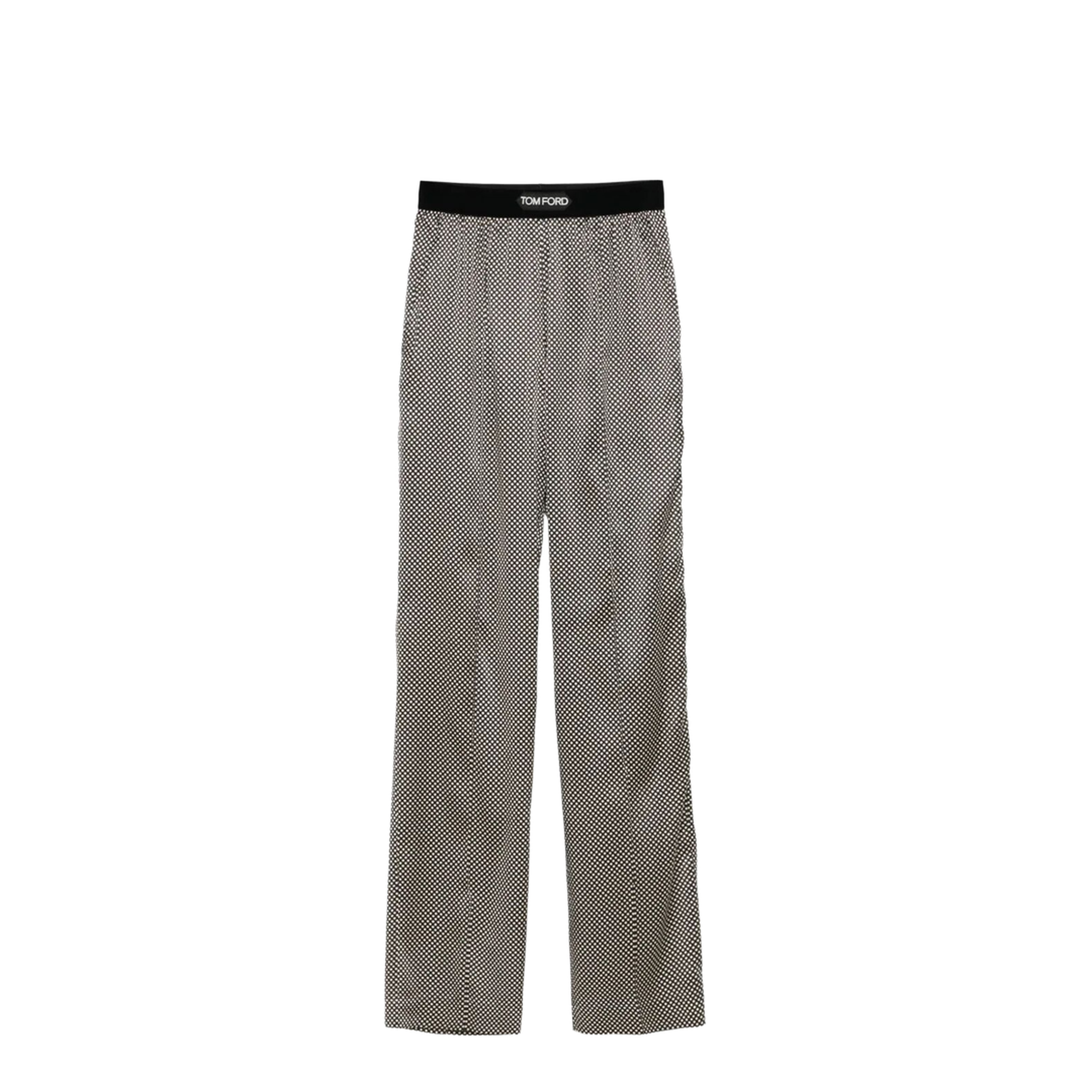 Polka Dot Signature Silk PJ Pants - Image 1
