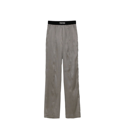 Polka Dot Signature Silk PJ Pants - Image 1
