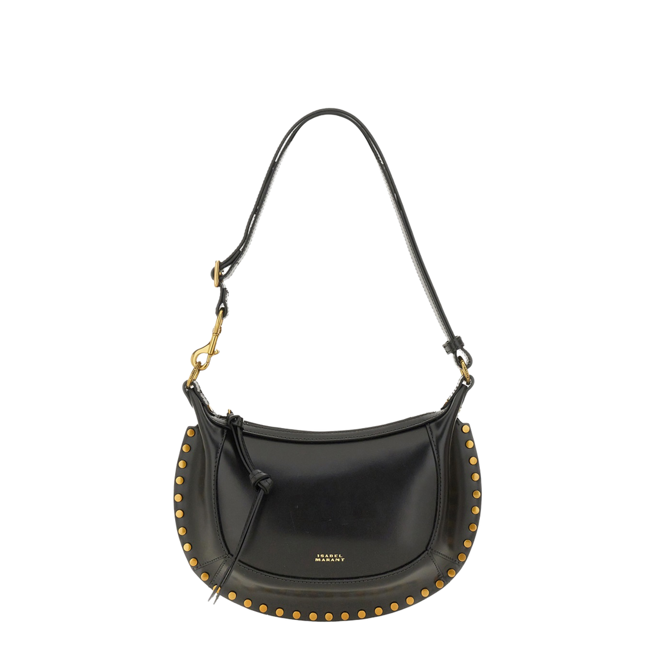 Oskan Moon Calfskin Shoulder Bag - Black - Image 2