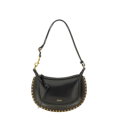 Oskan Moon Calfskin Shoulder Bag - Black - Image 2