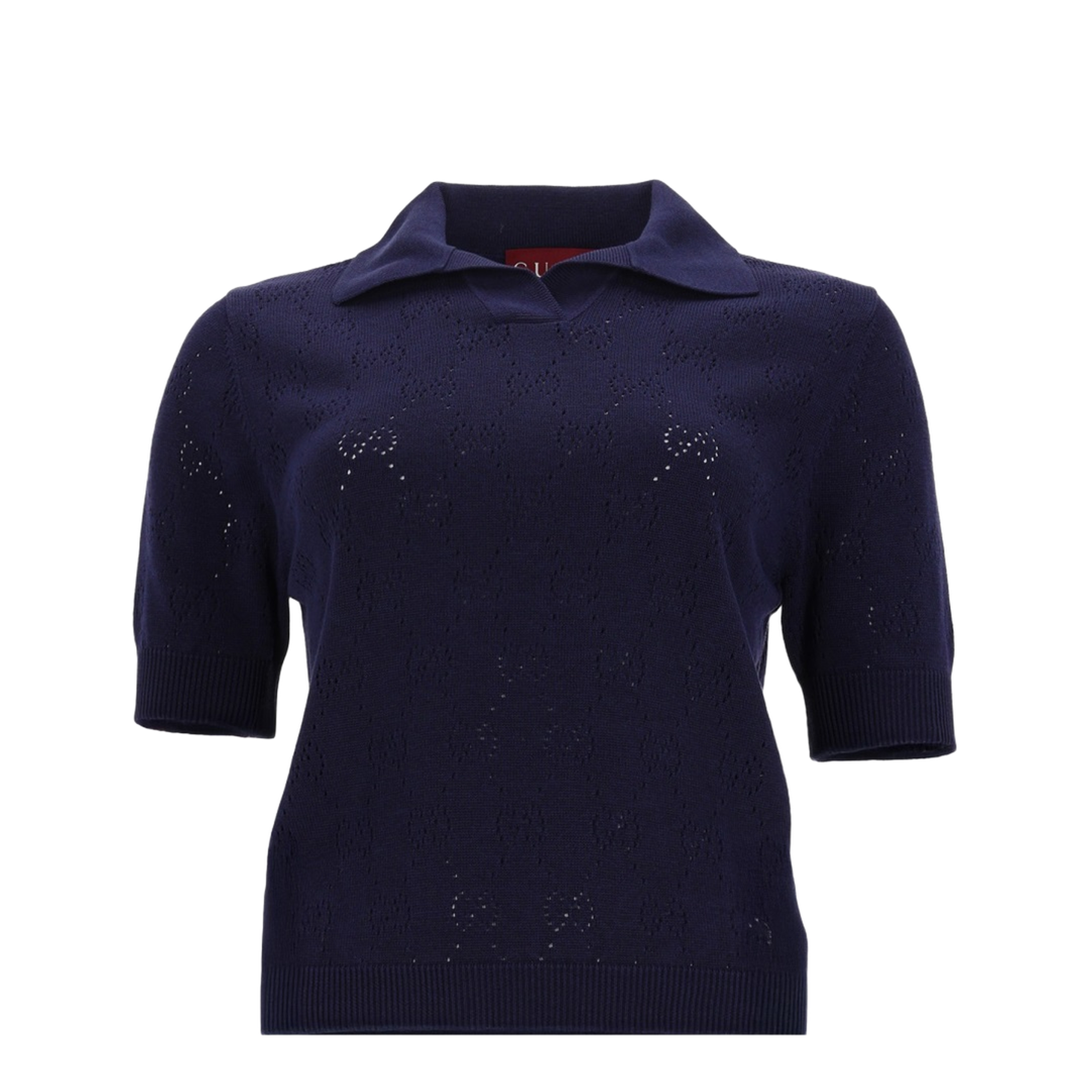 Silk and Cotton Polo Shirt - Image 1