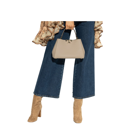 Eleanor Pebble Satchel Light Stone - Image 3