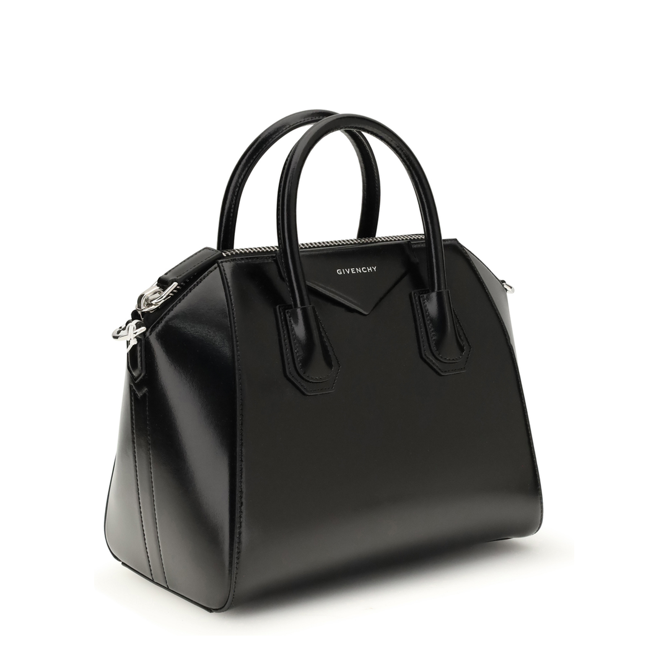Antigona Small Leather Box Handbag - Image 2