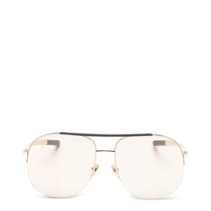 Navigator sunglasses in gold - Image 1