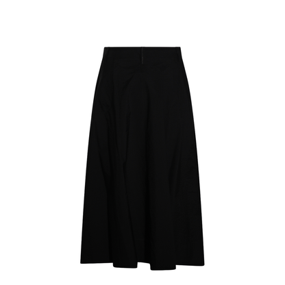 Women's Button Flared Skirt Black - Image 4