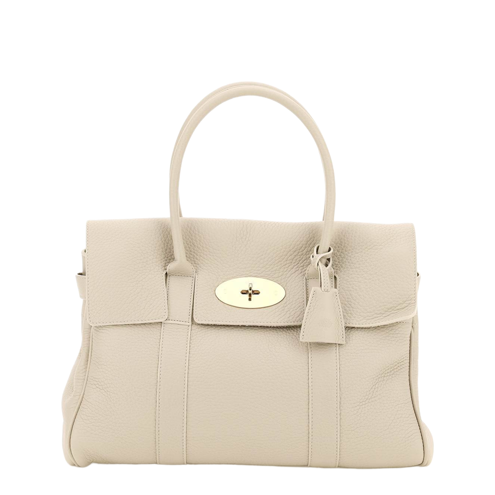 Borse A Mano Hand Bag Leather Cream - Image 1