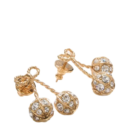 Cherryfic Earrings with Rhinestones - Image 2