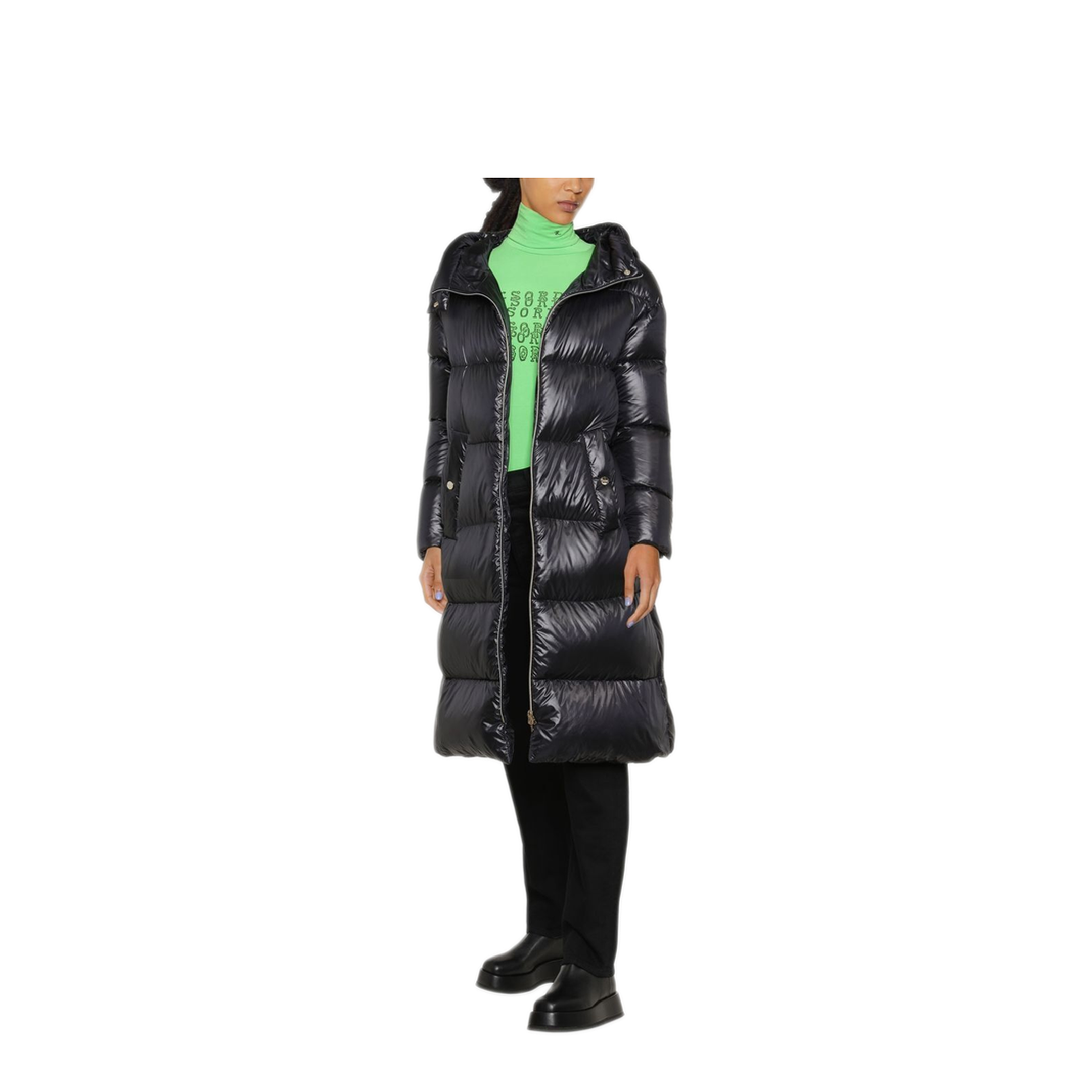 Long Quilted Puffer - Image 2