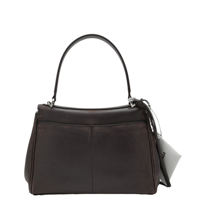 Small Rodeo Bag in Calfskin Leather Espresso - Image 2