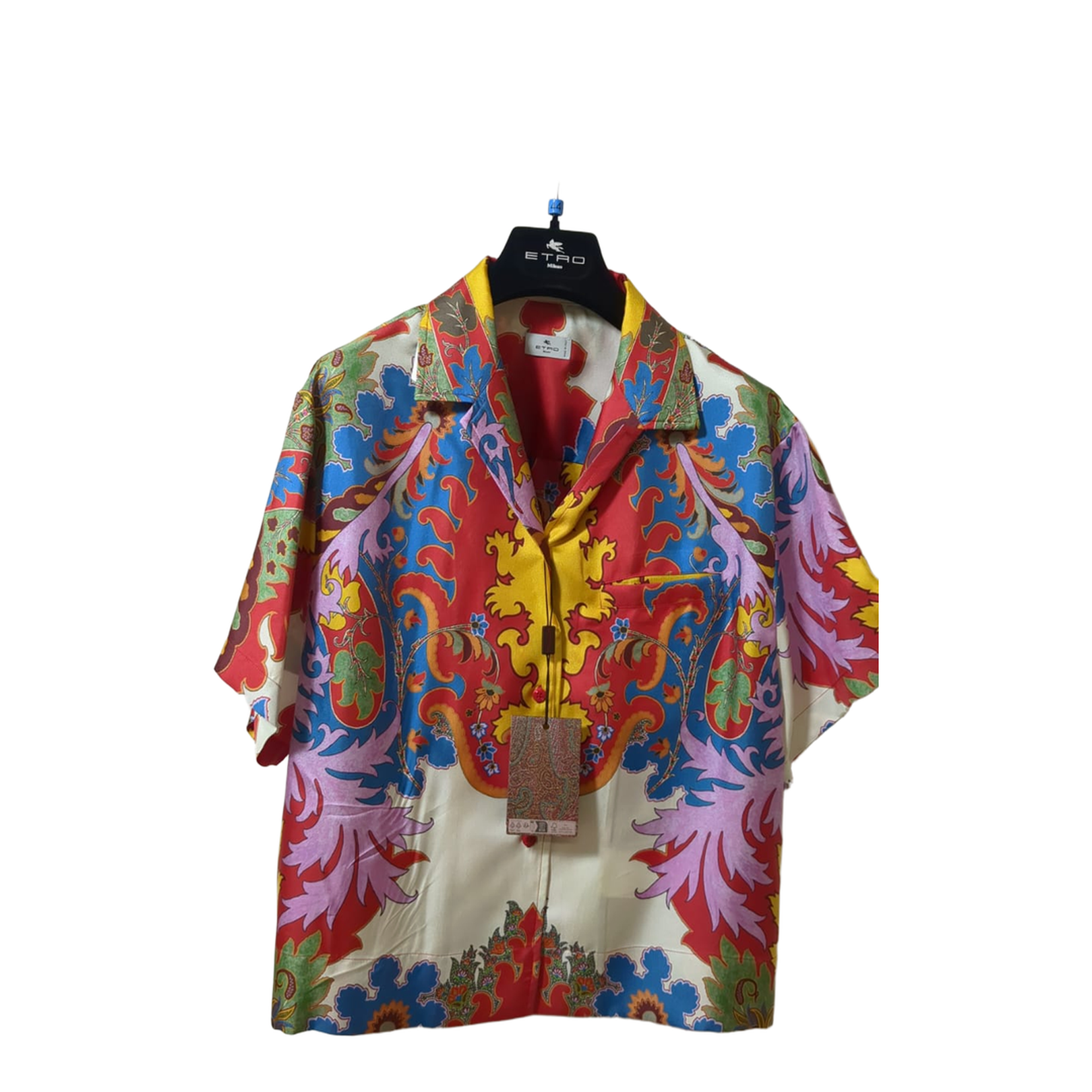 Silk Shirt Red - Image 5