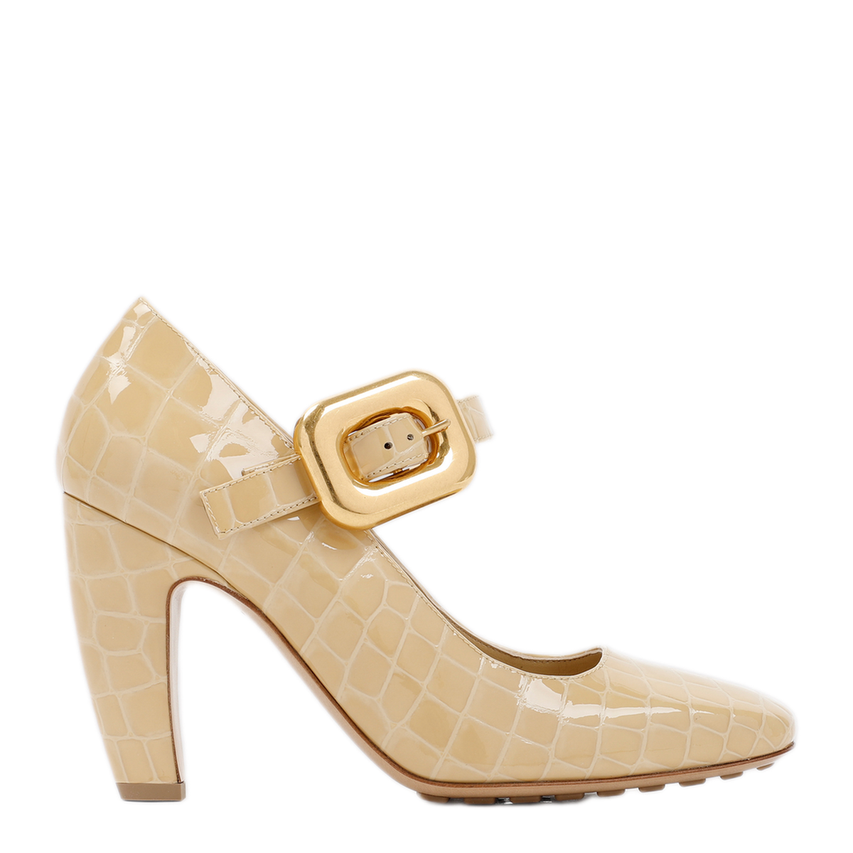 Beige Mostra Mary Jane Pump - Image 1