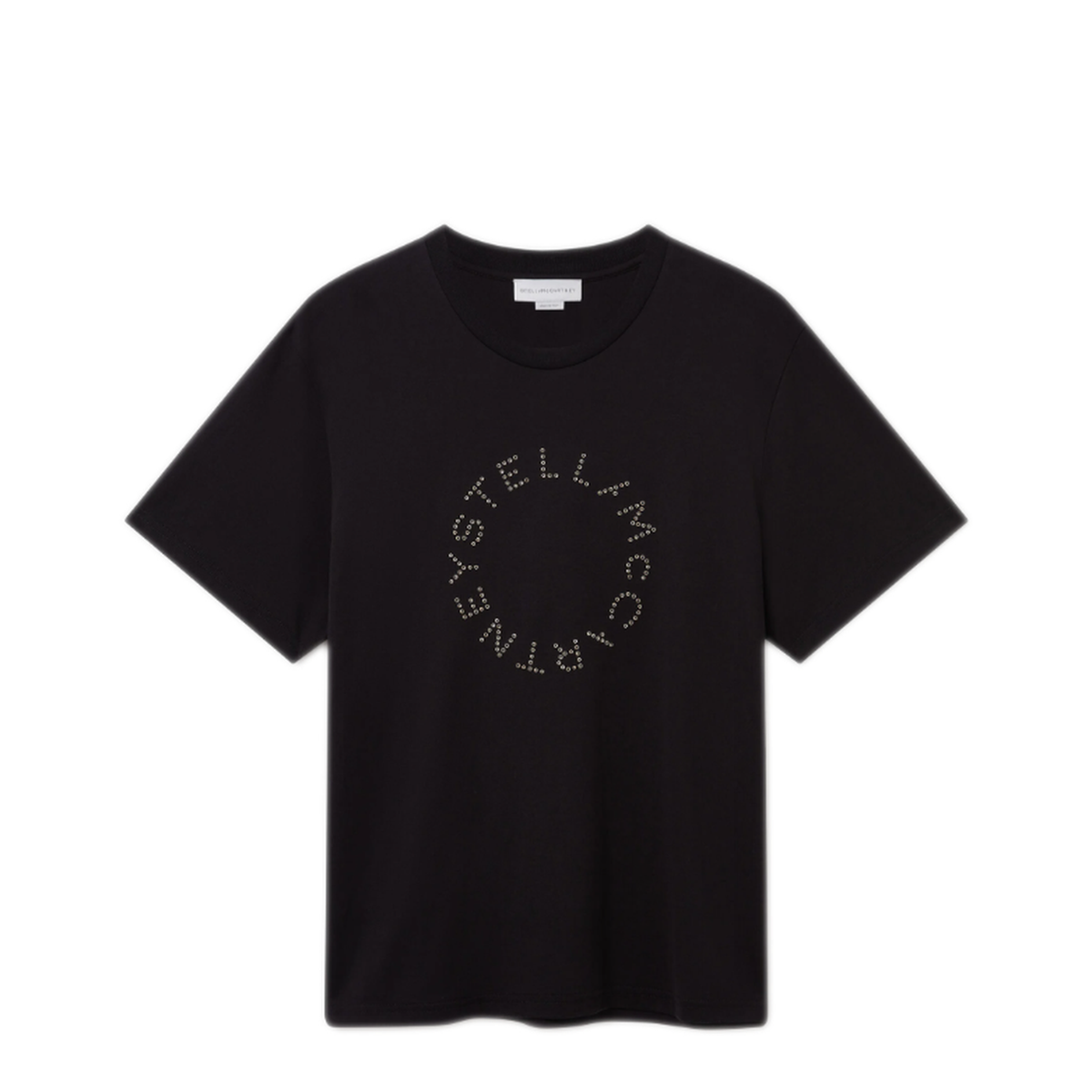 Black Logo-Embroidered Boyfriend T-Shirt - Image 1