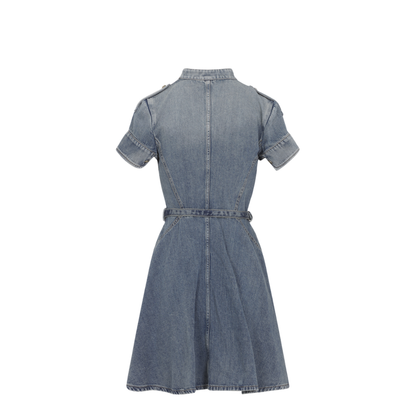 Denim Mini Dress - Image 4