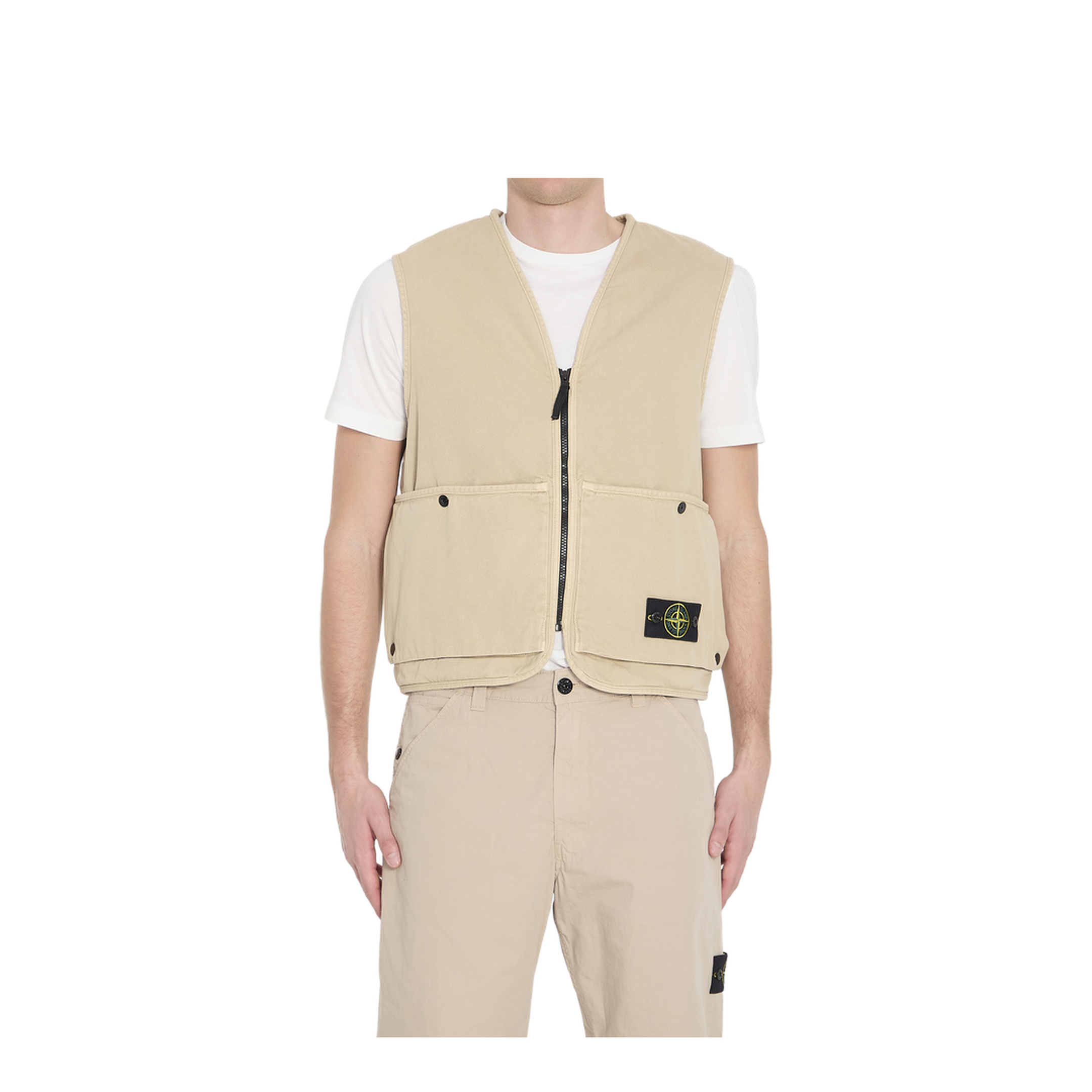 Oversized Cotton Vest - Image 1