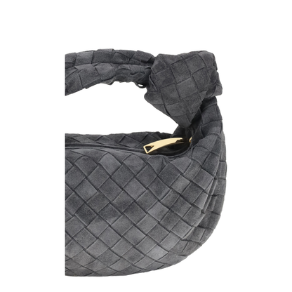 Jodie Mini Suede Handbag Grey - Image 4