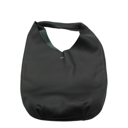 Le Neige Cowhide Leather Tote Bag - Noir - Image 2