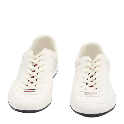 Shift Trainers in White Leather - Image 5
