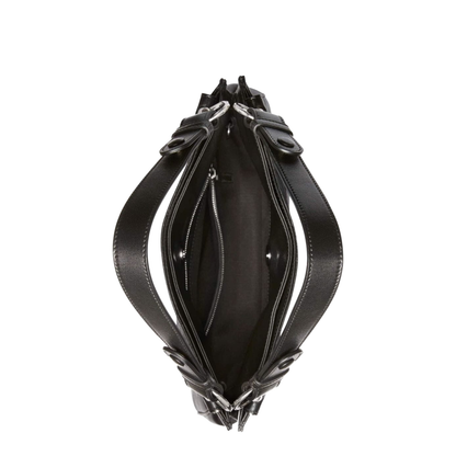 Blondie Medium Leather Shoulder Bag - Black - Image 2