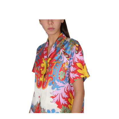 Silk Shirt Red - Image 4