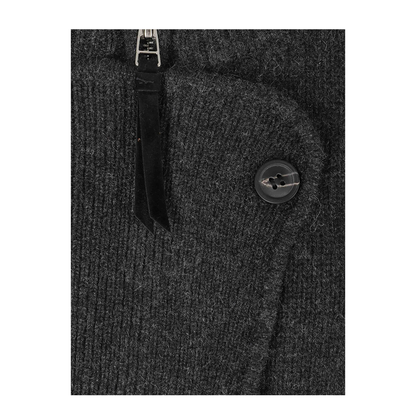 Murielle Wool and Cashmere Zip Cardigan - Image 3