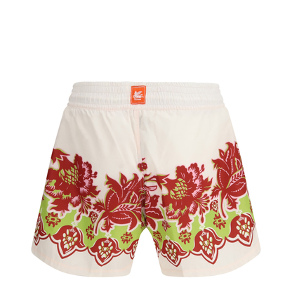 Swim Shorts with Floral Print - Image 2