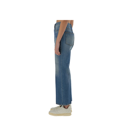Denim Pants with Logo Label - Image 4