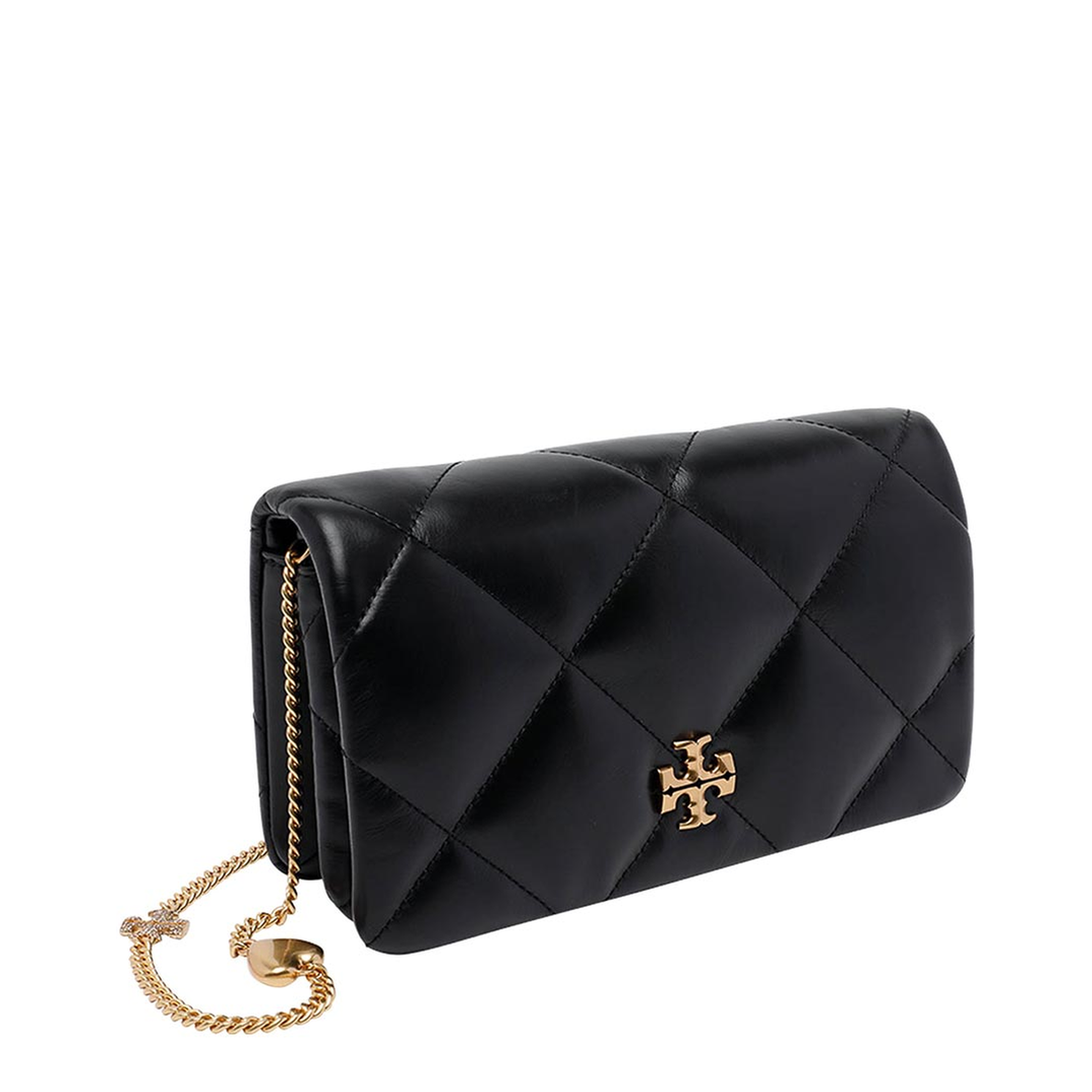 Kira Charm Diamond Quilt Chain Wallet Bag - Image 5