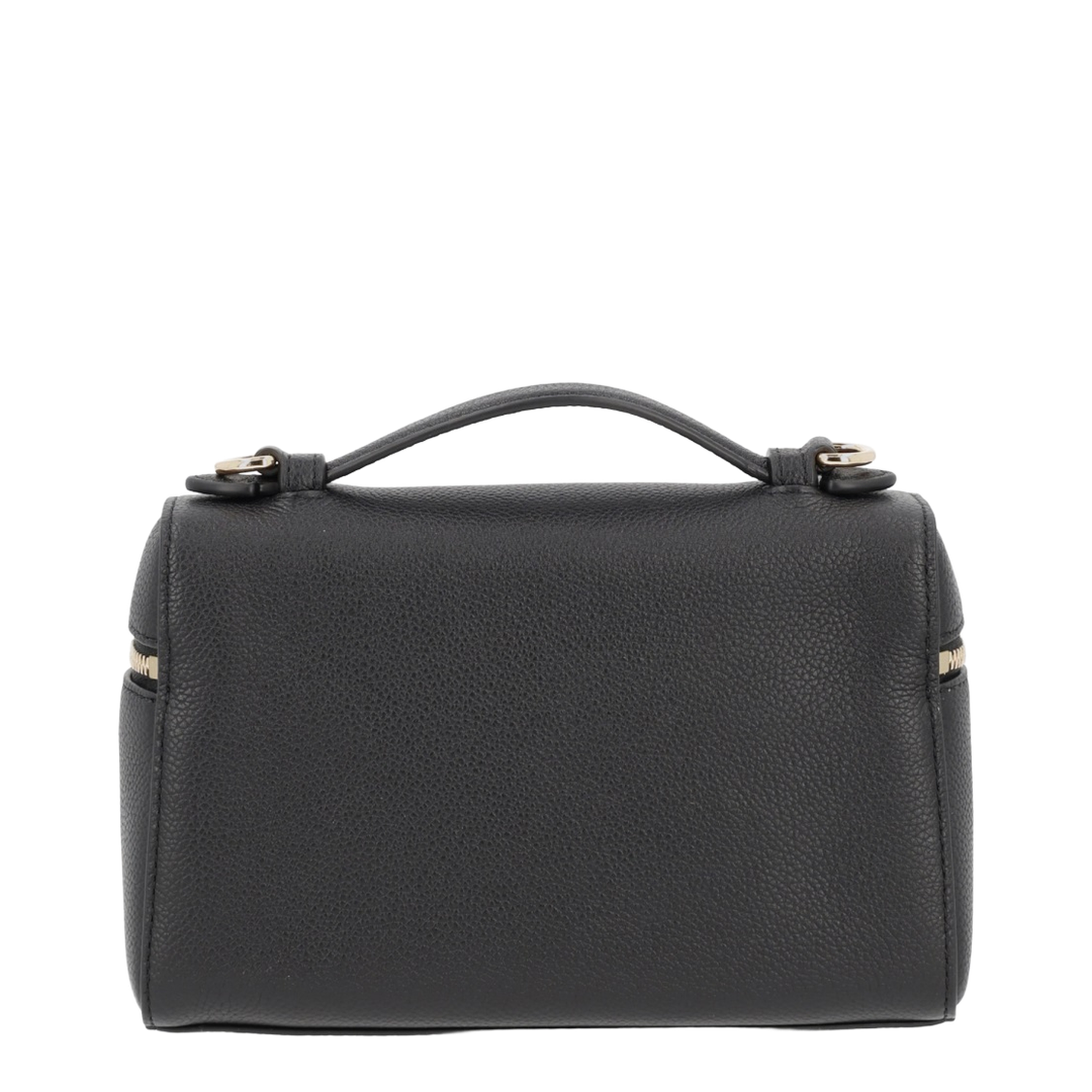 Romy Slim Top Handle Bag - Black - Image 3