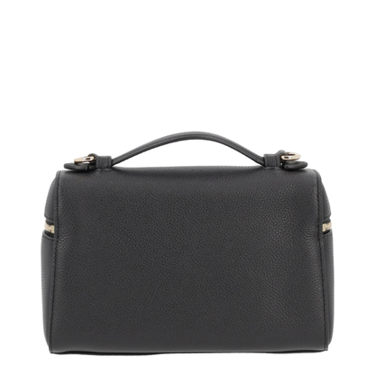 Romy Slim Top Handle Bag - Black - Image 3