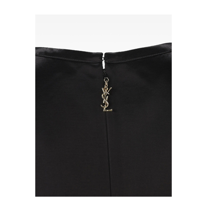 Cassandra Shift Dress in Satin - Image 4