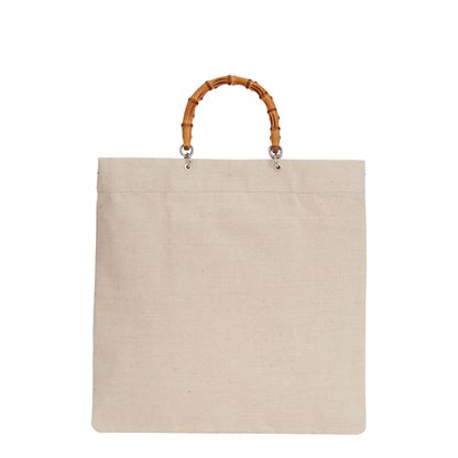 Sand Canvas Handbag - Image 5