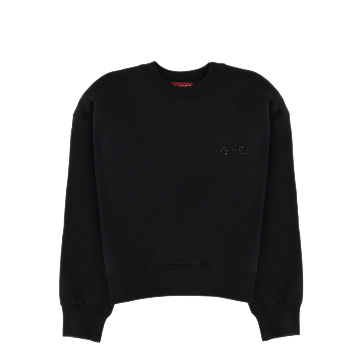 Long Sleeve Crew-Neck Boxy Sweater - Image 1